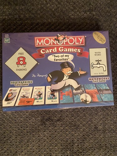 MONOPOLY CARD GAMES 1999 - NEW