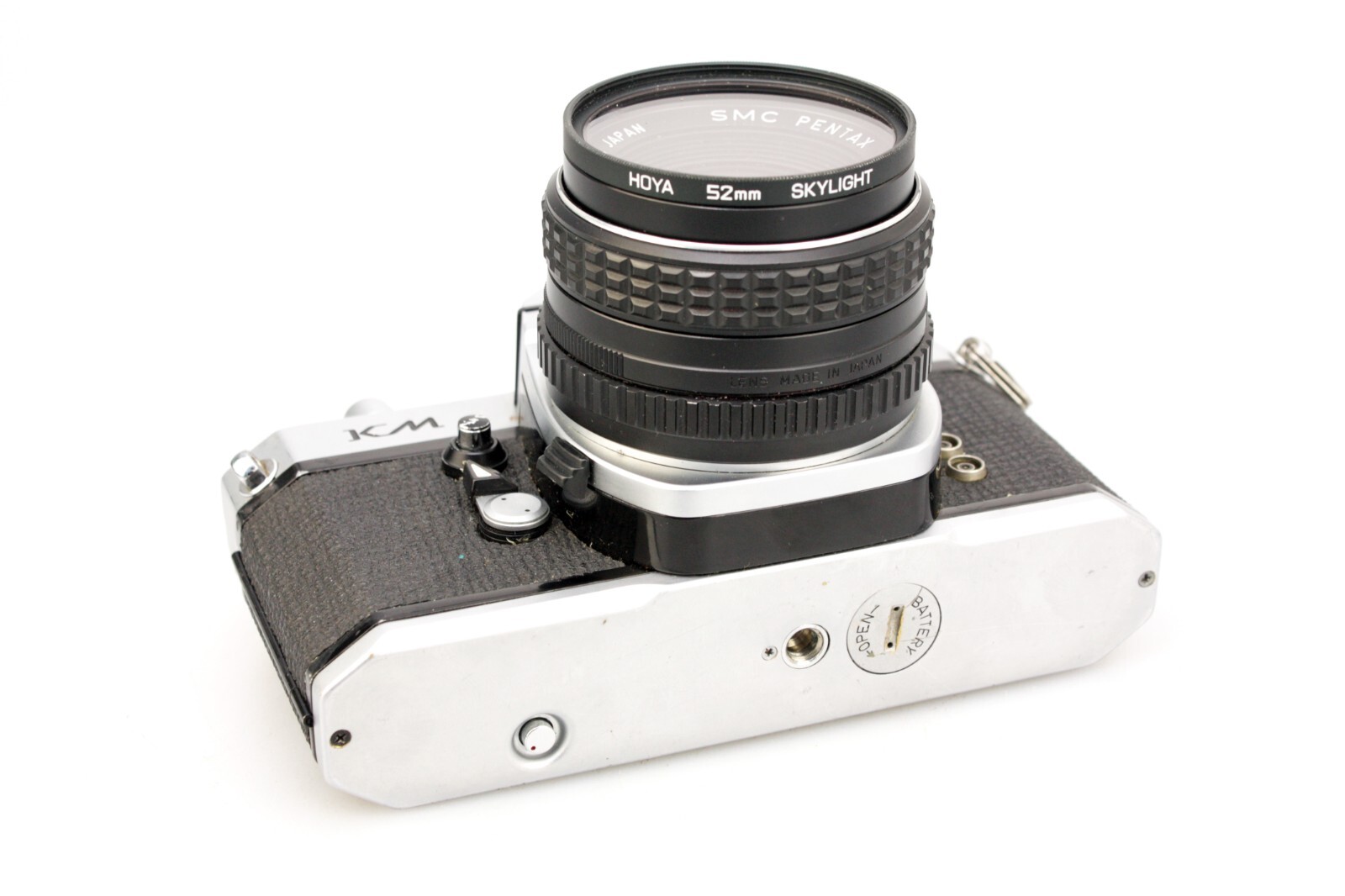 Pentax KM 35mm SLR Film Camera + 55mm f/1.8 SMC Pentax Lens *Meter not