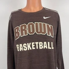 Nike Brown Bears Basketball Sphere Dry Shooting Shirt NCAA Ivy League College L