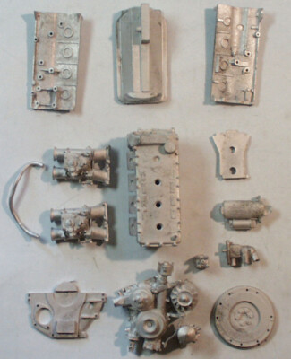 1971 Opel Motor  (400) unlackiert 1/8 Zinnlegierung Bausatz