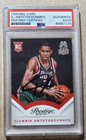 Giannis Antetokounmpo Signed 2013-14 Panini Prestige PSA/DNA