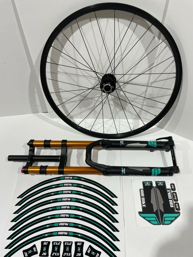 FORCELLA IN DISCESA \u0026 Ruota Anteriore 26 Thru Asse Mountain Bike MTB 170  viaggio in carbonio | eBay