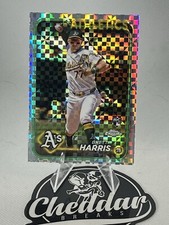 2024 TOPPS CHROME UPDATE BRETT HARRIS ROOKIE RC X-FRACTOR #USC183 ATHLETICS