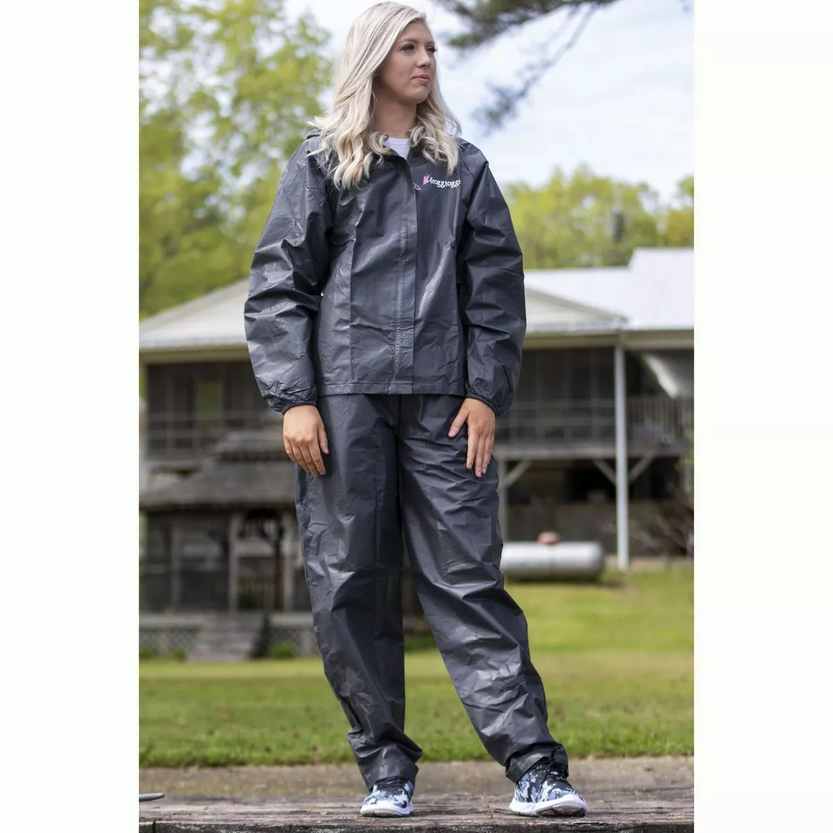 Frogg Toggs Womens Ultra Lite 2 Rain Suit w/ Storage Bag Size L/\XL