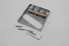 Vintage-Style Chrome Telecaster Bridge w/ Adjustable Brass Saddles