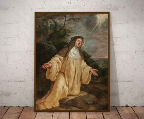 Saint Catherine of Siena, Religious Art, Wall Art, Print, Home decoration - Picture 1 of 12