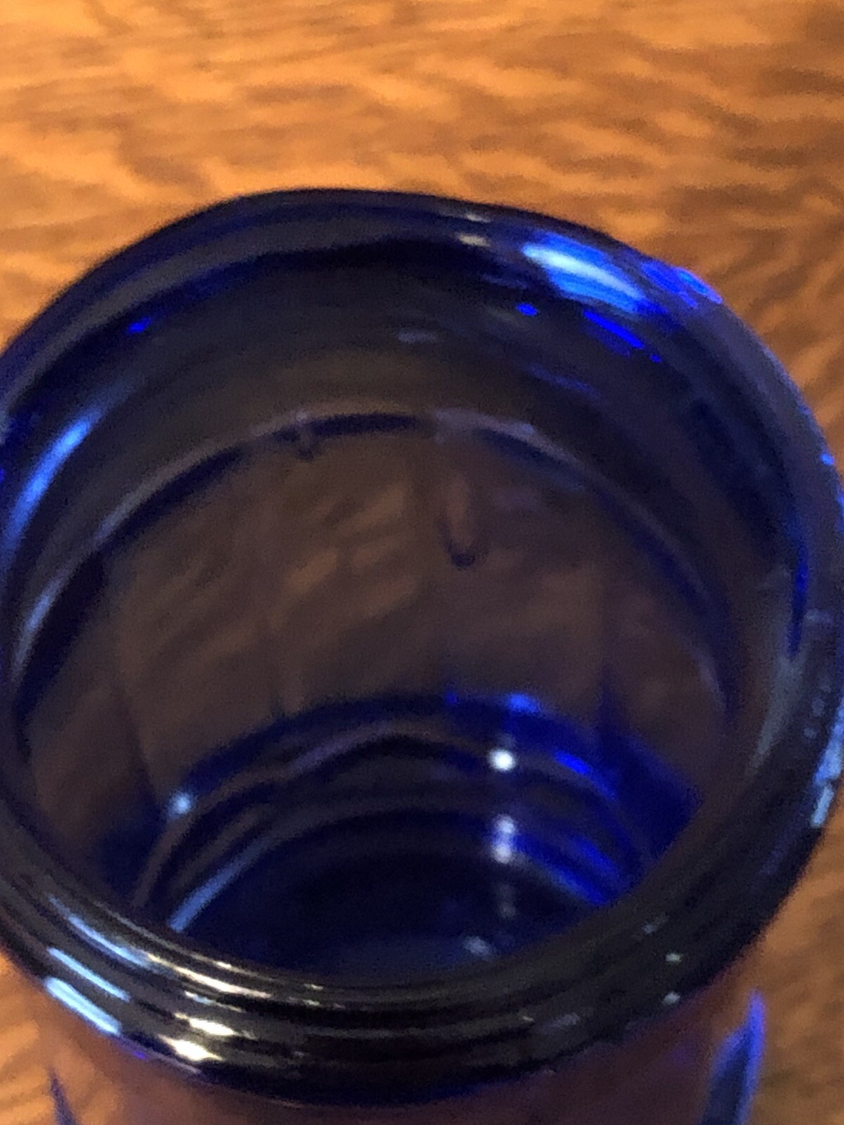 Colbalt Blue Glass Sugar Shaker Dispenser 5.5” Tall Very Nice! eBay