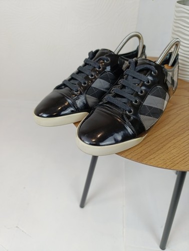 AUTHENTIC BURBERRY NOVA CHECK LACE UP SNEAKERS - Picture 10 of 22
