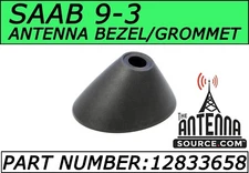 NEW IMPROVED Antenna Base Cover  2004-2011  FITS: Saab 9-3 Convertible 12833658