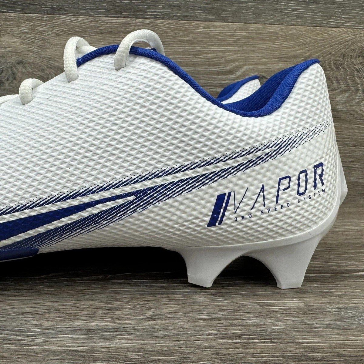 Nike Vapor Edge 360 Football Cleats White Blue CV6349-107 Men's