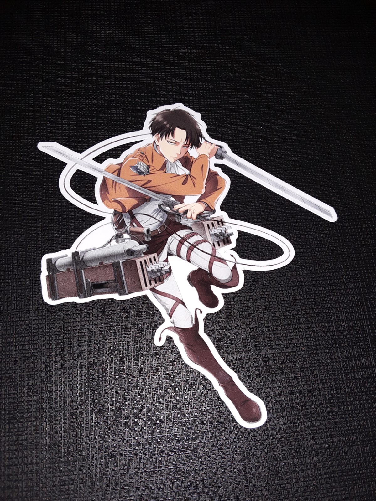 Levi Ackerman Attack on Titan AOT Glossy Sticker Anime Waterproof ...