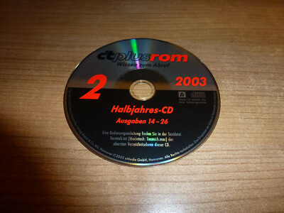 c't plus rom. 2. Halbjahres-CD 2003