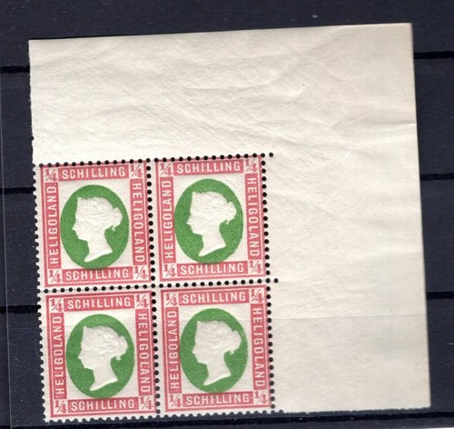 Helgoland 8b Eckrand-Vb MNH Unstamped 550 Eur (17995
