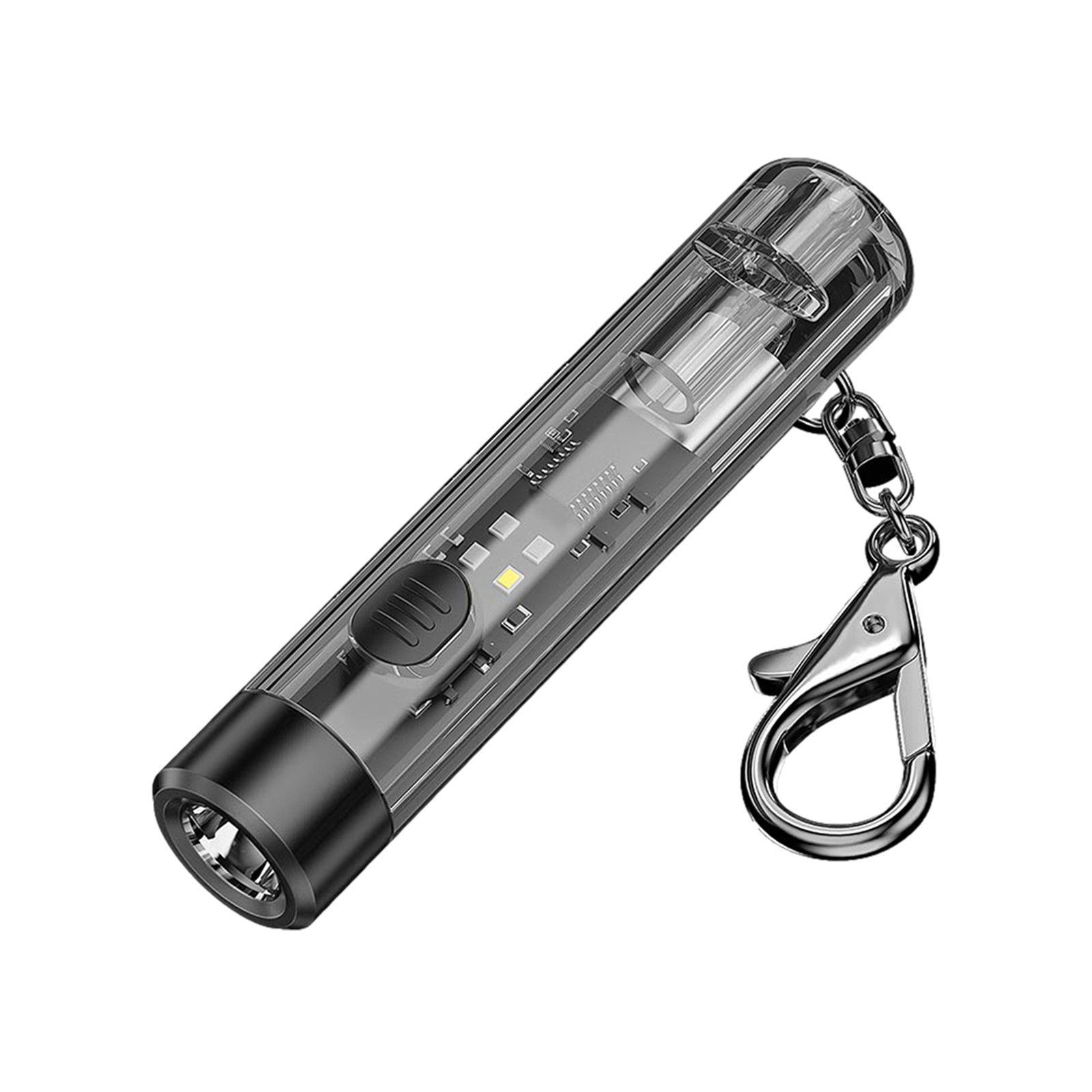 Rechargeable Outdoor Camping Lantern with Keychain Pocket Flashlight Torch