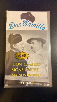 VHS DON CAMILLO ''DON CAMILLO MONSIGNORE MA NON TROPPO'' nuova