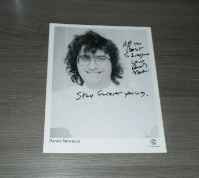 RANDY NEWMAN *Toy Story*, original signed Photo 20x27 cm  + Quote (N05)