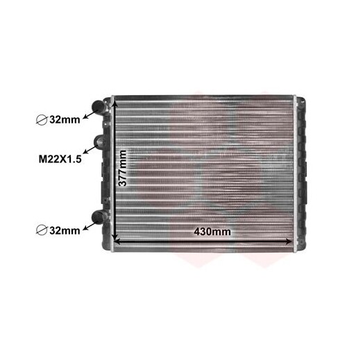 1x Van WEZEL 58002129 kühler Motorkühlung online kaufen | eBay 