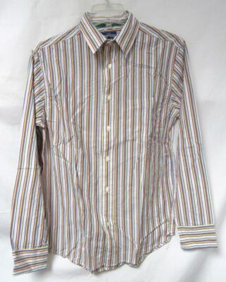 Aeropostale Men's Size S M L or XL Striped Slim Fit Button-Down Shirt C1 2670