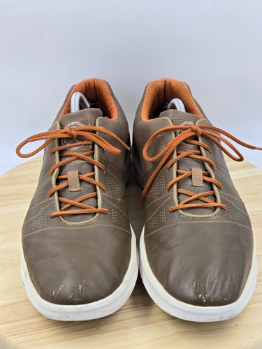 FootJoy Men's Contour Series Casual Golf Shoes Brown/Orange Sz 13M 54054 - Picture 3 of 11