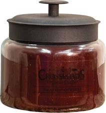 Crossroads Buttered Maple Syrup Jar Candle, 48oz, Red