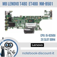 Scheda Madre ET480 NM-B501  per notebook LENOVO T480  Cpu i5-8350u  2x Slot DDR4