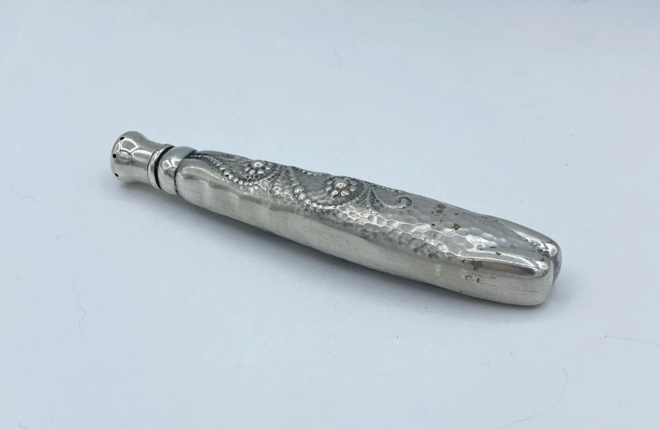 Antiguo Whiting Mfg. Botella perfumada de plata de ley con fecha de 1873 Foto 4 de 4