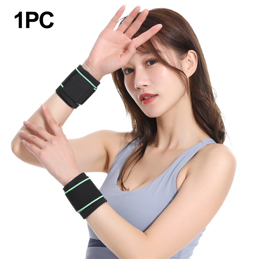 Effective Wrist Brace Exercise Elastic Adjustable Strap Anti Slip For Gym Sports eBay