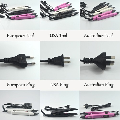 Professional Fusion Heat Iron Hair Extension Keratin Bonding Tool EU/AU/US Plu ↖ - Picture 2 of 18