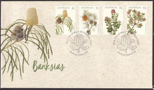 AUSTRALIA - 2018 'BANKSIAS' First Day Cover [E8044]