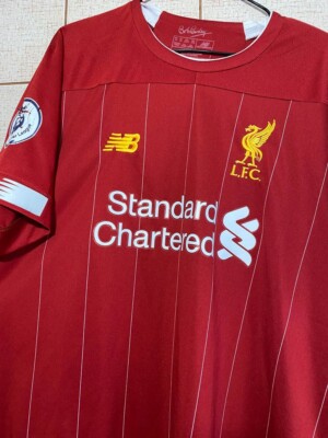Liverpool FC New Balance シャツ (CL優勝記念シャツ) New Balance Liverpool Champions league patch Rare 19/20