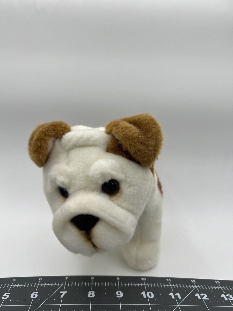 Miyoni by Aurora Realistic English Bulldog 9” Plush Brown White Pup Puppy  Dog