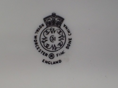 Set of (6) Royal Worcester ALPINE FLOWERS Bone China Demitasse Cups & Saucers - Picture 14 of 19