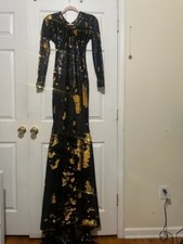 Sequence Black And Gold Customer Dress