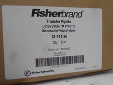 Fisher Scientific Transfer Pipets URISYSTEM TM PIPETS 13-711-20 500/Pk