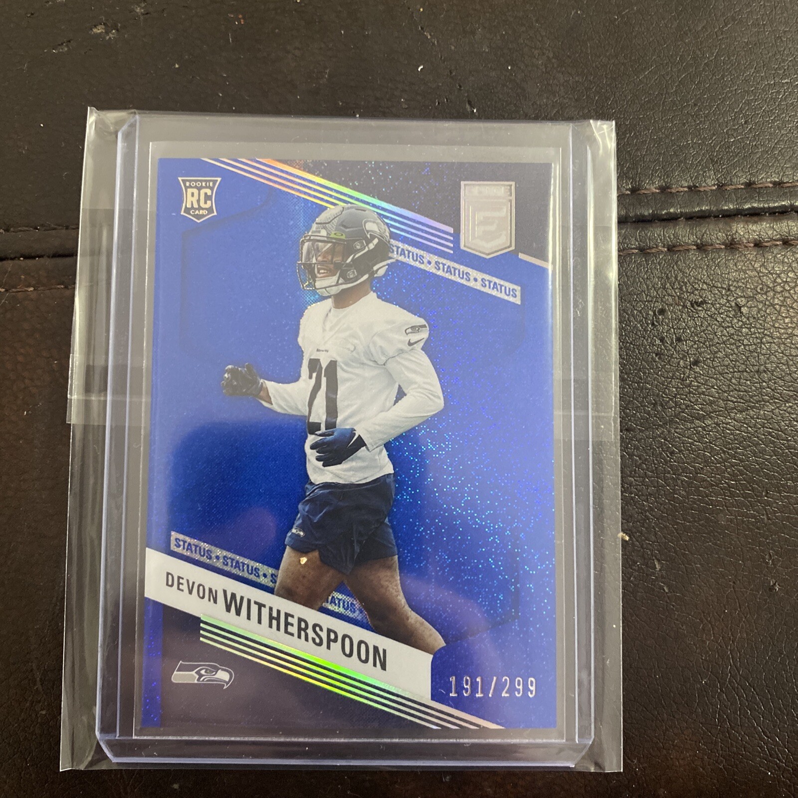 2023 Donruss Elite - Rookies Status Sparkle #133 Devon Witherspoon /299 (RC)