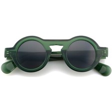 Outdoor Acetate Round Sunglasses Polarized Sun Glasses Retro Cycling Goggles