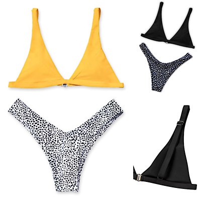 Badeanzug Zweiteiler Bikini Meer Damen Brasilianer Woman Swimsuit 550051