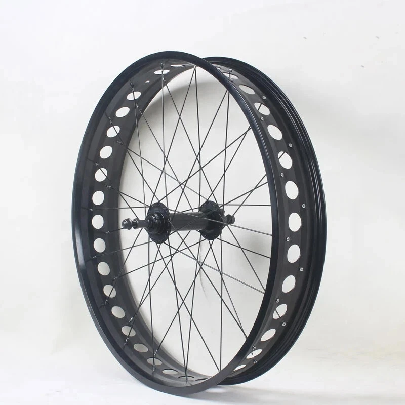 20 26 Inch Fat  Snow Bike Wheel Set Super Wide Disc Brake for Rotary Flywheel - Image 3 of 4