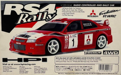 HPI RS4Rally MITSUBISHI ランサーEvo. VI WRC HPI RS4Rally MITSUBISHI Lancer Evo. VI WRC RC radio control