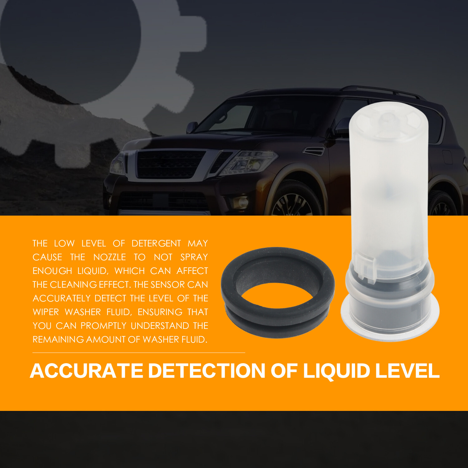 Wiper Washer Fluid Level Sensor with O Ring for Altima Armada Nissan