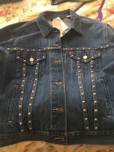 levi's studded denim jacket