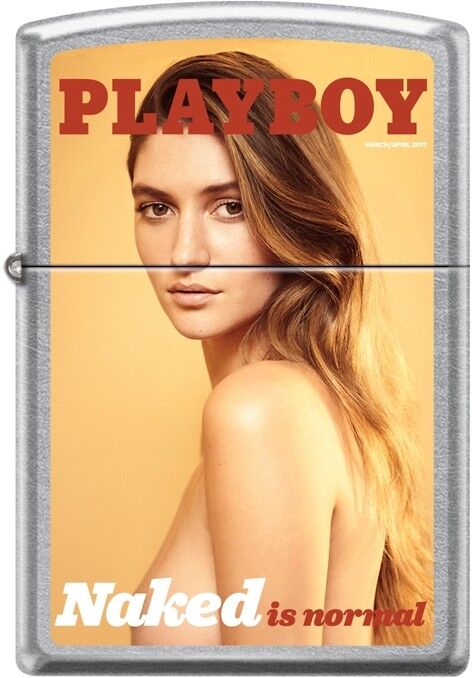 Zippo Playboy March 2017 Cover Street Chrome Windproof Lighter NEW RARE. Available Now for 20.13