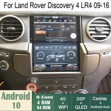Car Android Gps Navigation Wifi 12.1" For Land Rover Discovery 4 Lr4 09-16 Radio