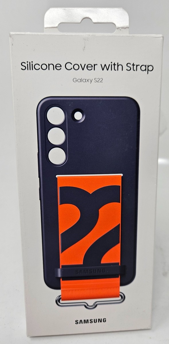 Androidケース SAMSUNG - Galaxy S22 Silicone Cover with Strap Amazon.com: Samsung Official S22 Silicone Cover with Strap Navy