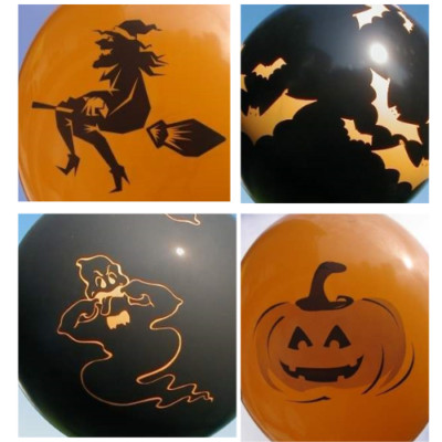 Halloween Riesenballon extra stark Luftballon aus Deutschland Ø60-165 cm