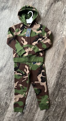 Polo Ralph Lauren Camouflage Camo Hoodie Jogger Sweatpants Set Little Boys  sz 6 | eBay