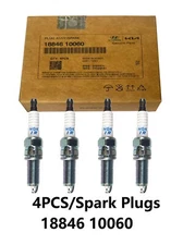 4PCS Iridium 18846-10060 SILZKR6B10E Spark Plugs For Hyundai ACCENT KIA RIO SOUL