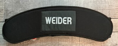 Weider Weight Lifting Exercise Belt, Padded, Large/XL Black. 4 Inch