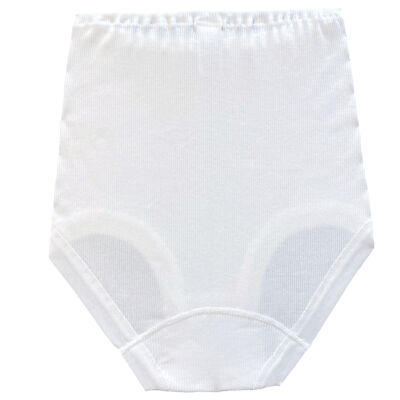 HERMKO Damen Slip extra hoch Doppelripp Bio-Baumwolle Tunnelzug Übergröße 1168