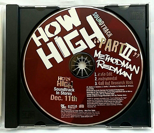 (CD) Method Man & Redman – Part II, Promo, DEFR 15475-2, Single, NM, 3 Tracks. - Picture 2 of 3
